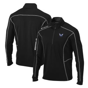 Columbia Charlotte Luxurious Hornets Black Team Shotgun Quarter Zip Pullover Jacket Upgrade your fan gear! Order this premium jersey today.