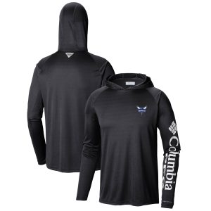 Columbia Charlotte Hornets Dashing Black Terminal Tackle Long Sleeve Hoodie T Shirt Proven quality! Invest in this reliable jersey.