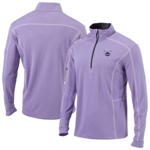 Columbia Charlotte Hornets Lavender Omni Marvelous Wick Shotgun Quarter Zip Pullover Be a part of the action! Get this game - ready jersey.