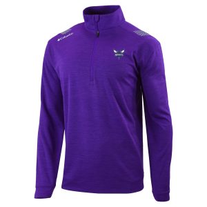 Columbia Charlotte Hornets Purple Oakland Downs Quarter Zip Pullover Superb Proven quality! Invest in this reliable jersey.