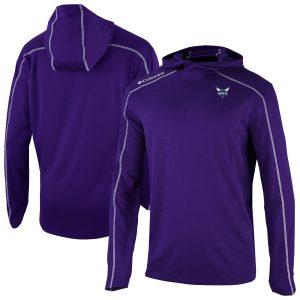 Columbia Charlotte Hornets Purple Omni Premium Wick Shotgun Pullover Hoodie Retailers