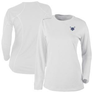 Columbia Charlotte Hornets Women's White Omni Wick Shotgun Pullover Top Terrific Team spirit! Show it off with this awesome jersey.