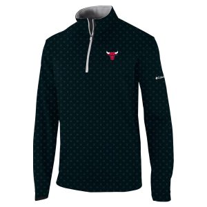 Columbia Chicago Captivating Bulls Black Omni Wick Wickhams Hills Quarter Zip Pullover Top Designed for performance! Get this functional jersey.