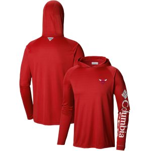 Columbia Chicago Bulls Red Terminal Tackle Long Notable Sleeve Hoodie T Shirt Fan favorite! Join thousands who love this premium jersey.