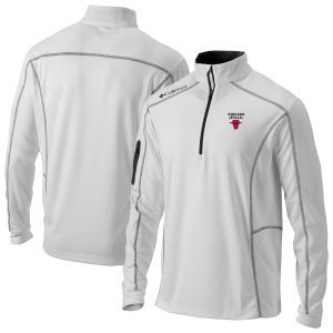 Columbia Chicago Bulls White Omni Wick Shotgun Quarter Zip Outstanding Pullover Designed for performance! Get this functional jersey.