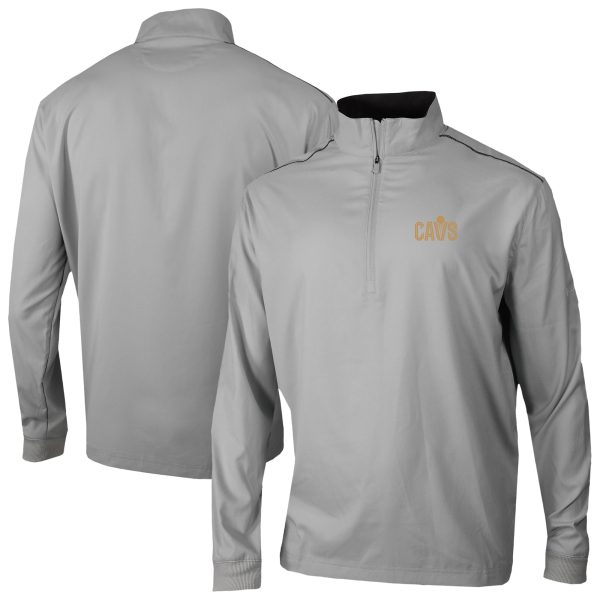 Columbia Cleveland Cavaliers Gray Bogey's Paradise Luxurious Quarter Zip Pullover Retailers