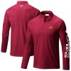 Columbia Cleveland Cavaliers Wine Terminal Tackle Raglan Alluring Omni Shade Quarter Zip Jacket Proven quality! Invest in this reliable jersey.