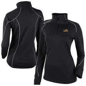 Columbia Cleveland Cavaliers Women's Black Omni Wick Shotgun 2.0 Quarter Stylish Zip Pullover Top Enhance your game - day look! Get this fashionable jersey.