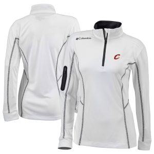Columbia Cleveland Cavaliers Women's White Omni Wick Shotgun Quarter Zip Pullover Alluring Top For a short time only! Don't miss out on this fantastic jersey.