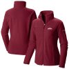 Columbia Cleveland Cavaliers Elegant Women's Wine Give & Go II Fleece Full Zip Jacket Customizable! Personalize this great jersey.