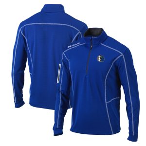 Columbia Dallas Mavericks Blue Team Shotgun Quarter Enchanting Zip Pullover Jacket Proven quality! Invest in this reliable jersey.
