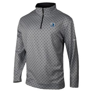Columbia Dallas Mavericks Gray Omni Wick Admirable Wickhams Hills Quarter Zip Pullover Top Retailers