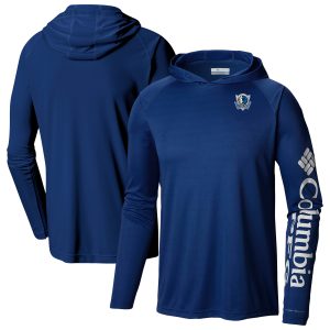 Columbia Dallas Mavericks Exquisite Navy Terminal Tackle Long Sleeve Hoodie T Shirt Sports enthusiasts
