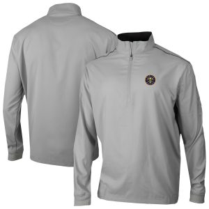 Columbia Denver Nuggets Gray Bogey's Paradise Quarter Zip Phenomenal Pullover Perfect fit! Order this comfortable jersey.