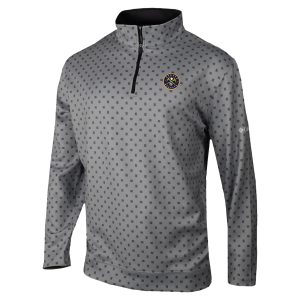 Columbia Denver Nuggets Gray Omni Wick Classy Wickhams Hills Quarter Zip Pullover Top Experience luxury! Order this high - end jersey.