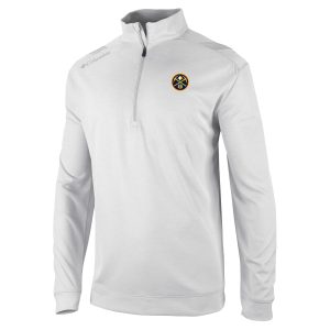 Columbia Denver Nuggets White Superior Oakland Downs Quarter Zip Pullover Time - sensitive! Order now before the deal expires.