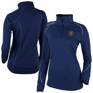 Columbia Denver Nuggets Women's Navy Omni Wick Shotgun 2.0 Quarter Zip Pullover Top Terrific Celebrate your team! Order this commemorative jersey.