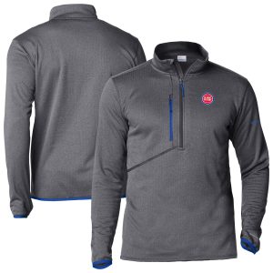 Columbia Detroit Pistons Gray Park View Half Superior Zip Top Limited edition! Don't miss your chance to own this unique jersey.