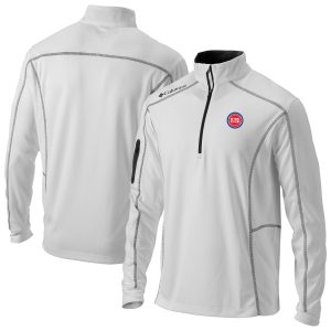 Columbia High - quality Detroit Pistons White Omni Wick Shotgun Quarter Zip Pullover Stand out from the crowd! Wear this eye - catching jersey.
