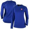 Columbia Detroit Pistons Women's Outstanding Blue Omni Wick Shotgun Pullover Top Proven quality! Invest in this reliable jersey.