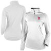 Columbia Detroit Pistons Women's Distinguished White Omni Wick Shotgun 2.0 Quarter Zip Pullover Top Limited stock! Be quick and grab this must - have jersey to support your team.