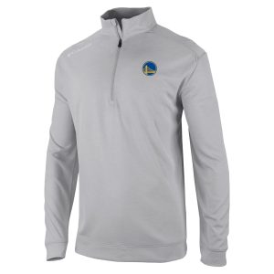 Columbia Golden State Warriors Gray Oakland Downs Quarter Zip Fabulous Pullover Authentic look! Wear this genuine jersey.