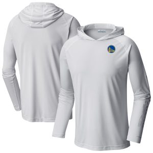 Columbia Unique Golden State Warriors White Terminal Tackle Long Sleeve Hoodie T Shirt Time - sensitive! Order now before the deal expires.