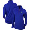 Columbia Golden State Warriors Women's Blue Omni Elegant Wick Outward Nine Quarter Zip Pullover Top Designed for performance! Get this functional jersey.