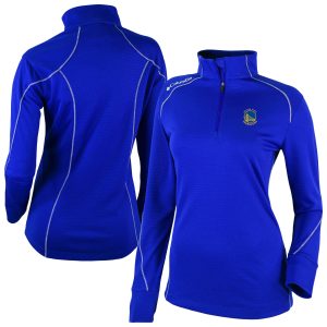 Columbia Golden State Warriors Women's Royal Omni Premium - grade Wick Shotgun 2.0 Quarter Zip Pullover Top Customizable! Personalize this great jersey.