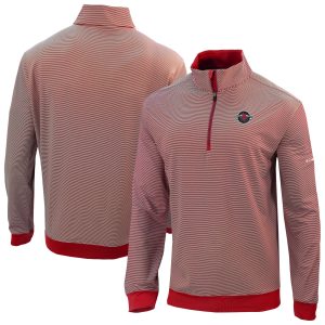 Columbia Houston Rockets Distinguished Red Omni Wick Even Lie Quarter Zip Top Authentic look! Wear this genuine jersey.