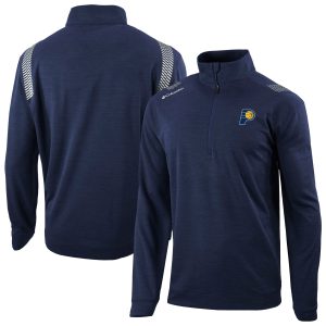 Columbia Indiana Pacers Navy Oakland Downs Omni Wick Striking Quarter Zip Top Perfect fit! Order this comfortable jersey.