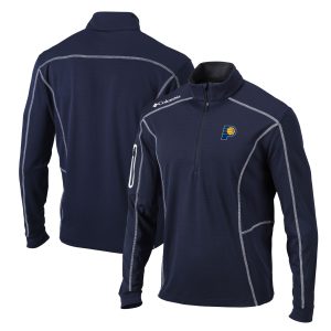 Columbia Indiana Pacers Navy Splendid Shotgun Quarter Zip Pullover Jacket Enhance your game - day look! Get this fashionable jersey.