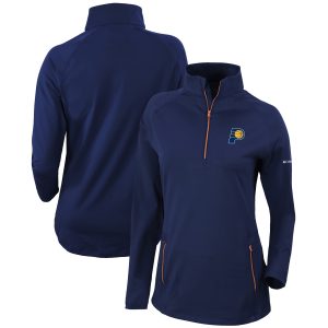 Columbia Indiana Pacers Women's Navy Omni Wick Outward Nine Quarter Zip Refined Pullover Top Hurry! Exclusive offer. Get your hands on this outstanding jersey right away.