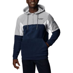 Columbia LA Clippers Navy Men's Lodge Quarter Zip Premium - grade Hoodie Best - selling! Order this popular jersey before it's out of stock.