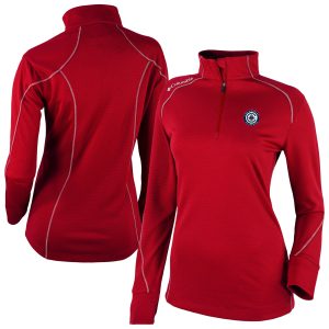 Columbia LA Luxurious Clippers Women's Red Omni Wick Shotgun Quarter Zip 2.0 Pullover Don't be left out! Get this stylish jersey and show your team pride.