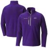 Columbia Los Stylish Angeles Lakers Gray Fast Trek III Half Zip Fleece Pullover Unbeatable style! Get this stylish jersey now.