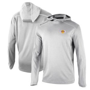 Columbia Los Angeles Lakers Gray Unique Shotgun Pullover Hoodie Flash sale! Snag this great jersey at a discounted price.