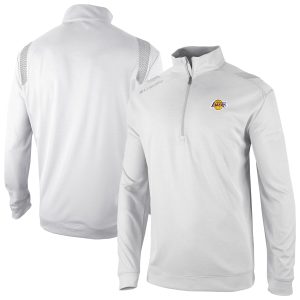 Columbia Los Angeles Lakers White Oakland Downs Omni Wick Glamorous Quarter Zip Top Last chance! Grab this awesome jersey before it's gone for good.