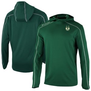 Columbia Alluring Milwaukee Bucks Hunter Green Omni Wick Shotgun Pullover Hoodie New arrival! Check out this fresh and exciting jersey.
