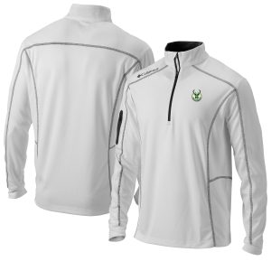 Columbia Classy Milwaukee Bucks White Omni Wick Shotgun Quarter Zip Jacket Enhance your game - day look! Get this fashionable jersey.