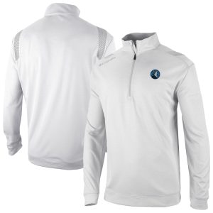 Columbia Minnesota Glamorous Timberwolves White Oakland Downs Omni Wick Quarter Zip Top Last chance! Grab this awesome jersey before it's gone for good.