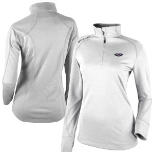 Columbia New Orleans Pelicans Women's White Omni Wick Shotgun Quarter Zip 2.0 Magnificent Pullover Limited edition! Don't miss your chance to own this unique jersey.