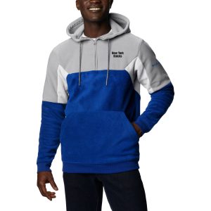 Columbia New York Knicks Blue Outstanding Men's Lodge Quarter Zip Hoodie Stand out from the crowd! Wear this eye - catching jersey.