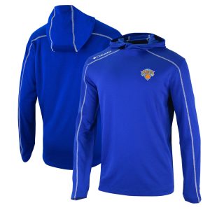 Columbia New York Knicks Blue Shotgun Sophisticated Pullover Hoodie Experience luxury! Order this high - end jersey.
