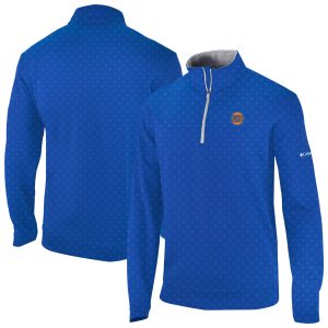 Columbia New York Knicks Blue Wickham Hills Fantastic Omni Wick Quarter Zip Jacket Team spirit! Show it off with this awesome jersey.