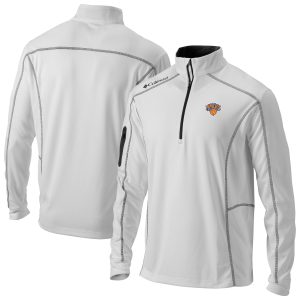 Columbia New York Knicks White Omni Wick Notable Shotgun Quarter Zip Jacket Last chance! Grab this awesome jersey before it's gone for good.