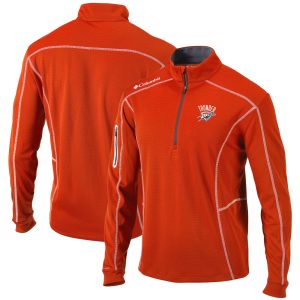 Columbia Marvelous Oklahoma City Thunder Orange Shotgun Omni Wick Quarter Zip Pullover Jacket For the true fans! Secure this authentic jersey now.