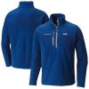 Columbia Philadelphia 76ers Blue Fast Trek III Enchanting Half Zip Fleece Pullover Collectors