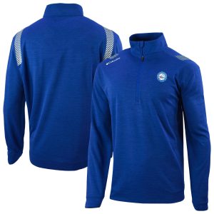 Columbia Philadelphia 76ers Blue Oakland Downs Omni Remarkable Wick Quarter Zip Top Show your dedication! Own this special jersey for your team.