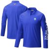 Columbia Philadelphia 76ers Blue PFG Terminal Sophisticated Tackle Quarter Zip Top Gift idea! Surprise a sports fan with this amazing jersey.